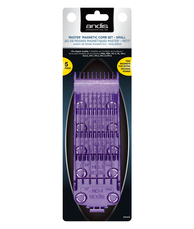 ANDIS Master Dual Magnet Small 5-Comb Set