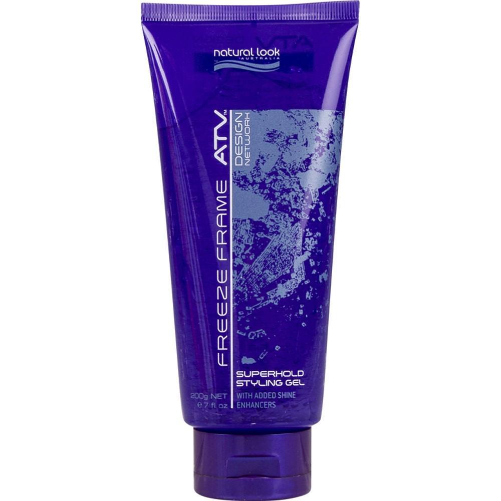 Natural Look ATV Freeze Frame Superhold Styling Gel Travel Size 60g