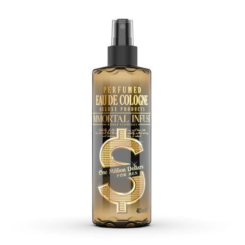IMMORTAL INFUSE PERFUMED EAU DE COLOGNE 400ML - ONE MILLION DOLLARS