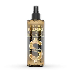IMMORTAL INFUSE PERFUMED EAU DE COLOGNE 400ML - ONE MILLION DOLLARS
