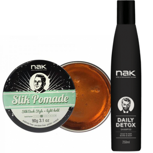 Slik Pomade With Daily Detox Shampoo Duo (2 Items)