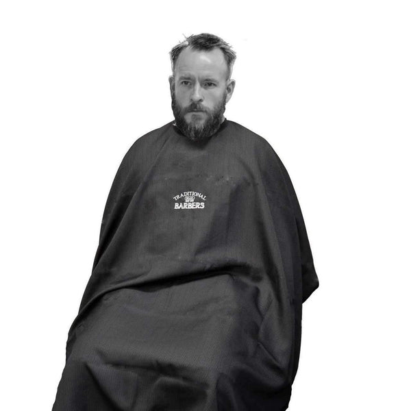 Traditional Barbers 5 Star Pinstripe Cape,Salon Supplies To Your Door