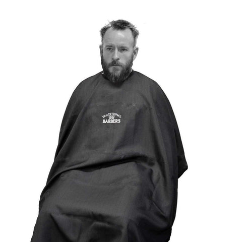 Traditional Barbers 5 Star Pinstripe Cape,Salon Supplies To Your Door