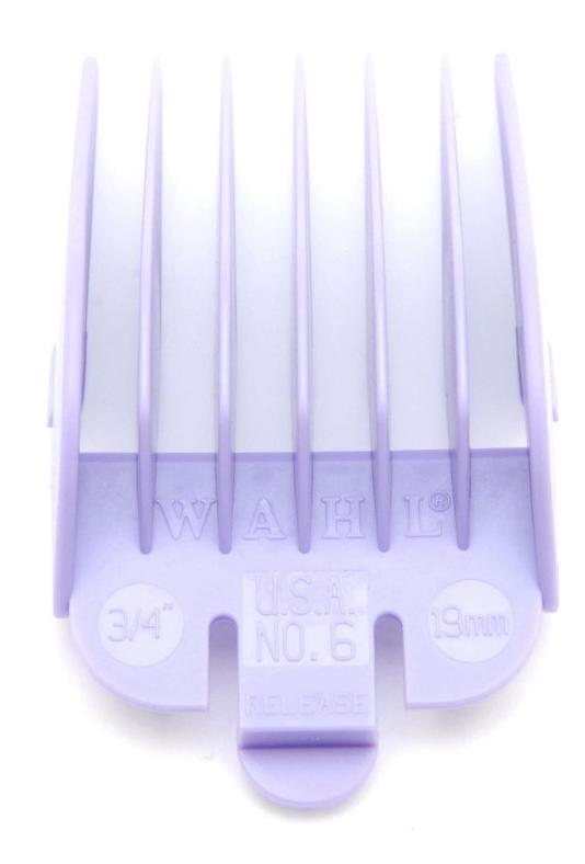 Wahl Coloured Plastic Clipper Comb #6 | Mauve