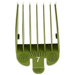 Wahl Coloured Plastic Clipper Comb #7 Green,Salon Supplies To Your Door